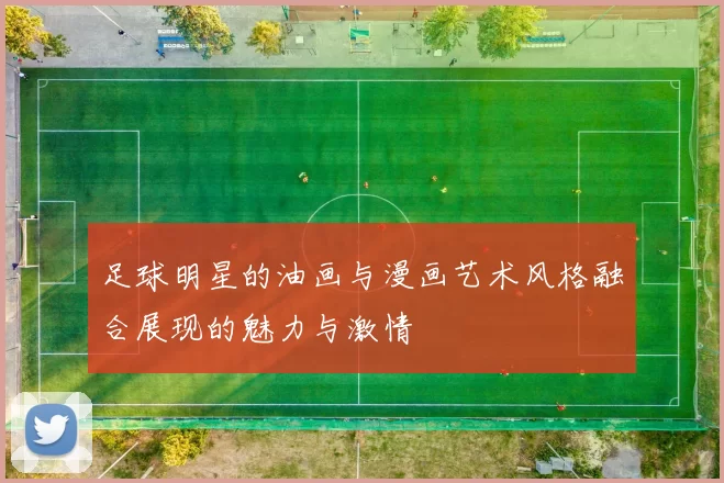 足球明星的油画与漫画艺术风格融合展现的魅力与激情